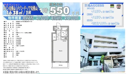 Classic Studio Condo in Motoyokoyamacho 0