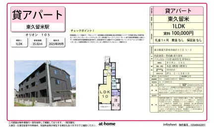 Brand New 1LDK Condo in Maesawa 0