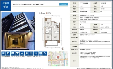 ザ・パーククロス錦糸町レジデンス 0401号 0