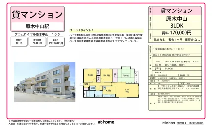 Charming 3LDK Condo Near Station in Motonakayama 0