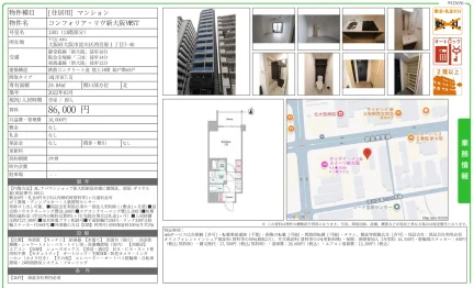 コンフォリア・リヴ新大阪 VEST 1301 0