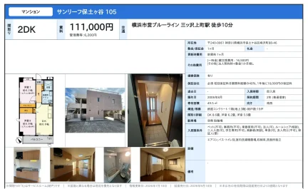 サンリーフ保土ヶ谷 105号 0
