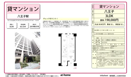 Modern 3LDK Condo in Yokamachi 0