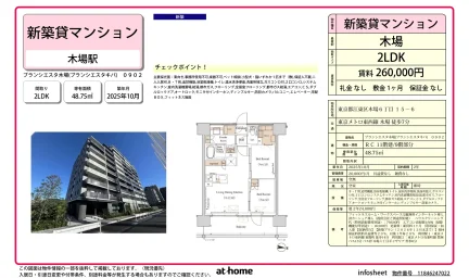 Brand New 2LDK Condo Near Station in Shinkiba 0