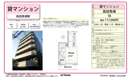 Studio Condo Near Station in Nishiwaseda(2-chome1-ban1-23-go.2-b 0