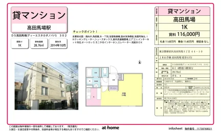 Studio Condo in Takadanobaba 0