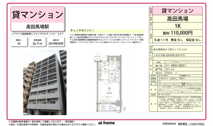 Modern Studio Condo in Shimochiai 0