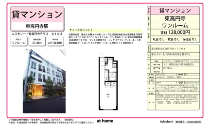 Modern Studio Condo Near Station in Koenjiminami 0