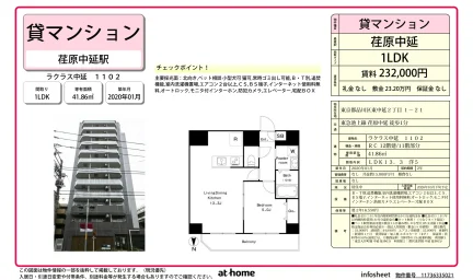 ラクラス中延 1102号 0