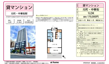 1LDK Condo Near Station in Shinyamashita 0