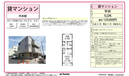 1LDK Condo in Hirai 0