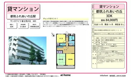 Vintage 3DK Condo Near Station in Fujimigaoka 0