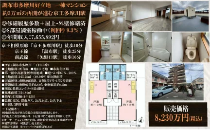 Well-Kept 8-Bedroom Property in Tamagawa 0