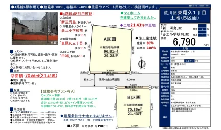 荒川区東尾久1丁目 0