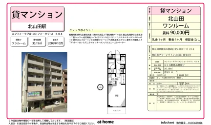 Studio Condo Near Station in Kitayamata 0