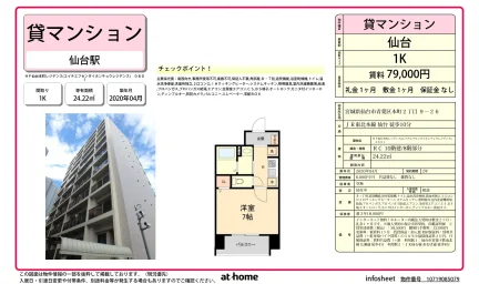 Modern Studio Condo in Aramakihonzawa 0