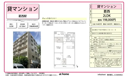 Classic 2LDK Condo Near Station in Nakakasai 0