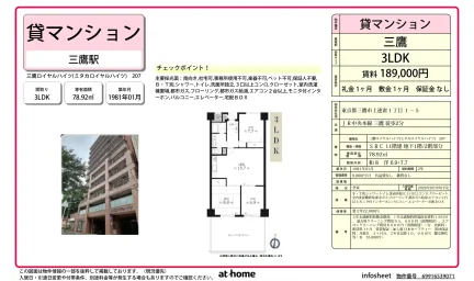 Vintage 3LDK Condo Near Station in Kamirenjaku 0