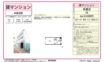 ヴェール本蓮沼 302 0