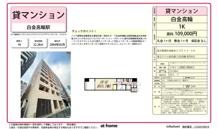 Studio Condo Near Station in Minamiazabu 0