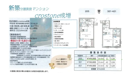 crostone成増 205号 0
