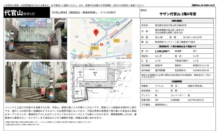 サザン代官山1階A号室 0