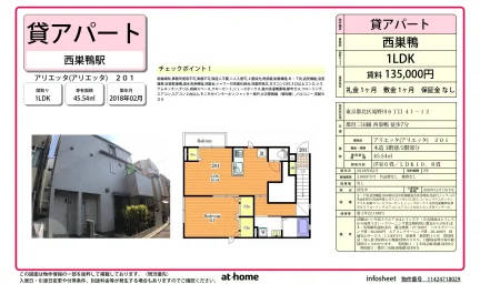 Modern 1LDK Condo Near Station in Takinogawa 0