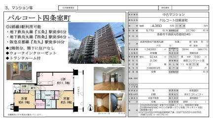 バルコート四条室町 2LDK 0