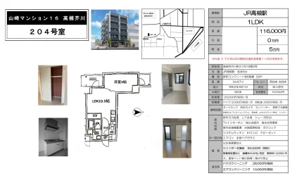 山崎マンション 204号室 0