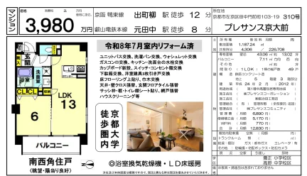 プレサンス京大前 310号 0