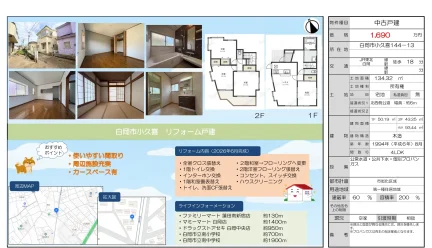 白岡市小久喜 リフォーム戸建 4LDK 0