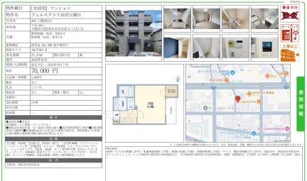 ウェルスクエア長居公園II 202号 0
