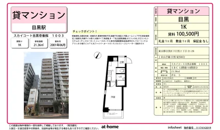 Studio Condo in Shimomeguro 0
