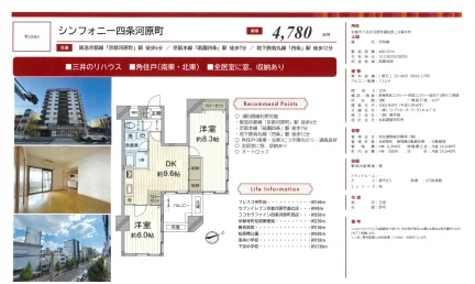 シンフォニー四条河原町 5階 0