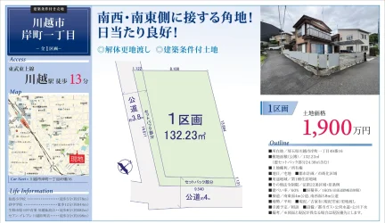 解体更地渡し 建築条件付土地 0