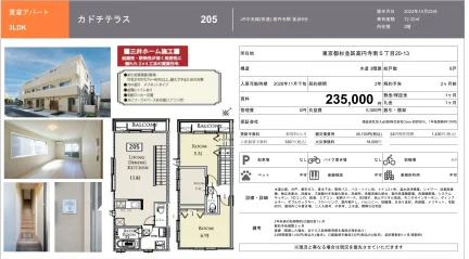 カドチテラス 205号 0