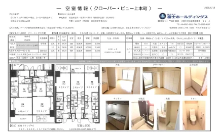 クローバービュー上本町 204号 0