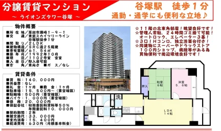 ライオンズタワー谷塚 1102号 0