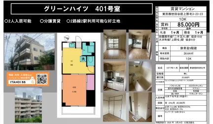グリーンハイツ 401号 0