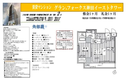 Modern 1-Bedroom Condo Near Station in Kandakajicho 0