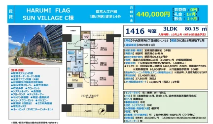 HARUMI FLAG 1416号 0