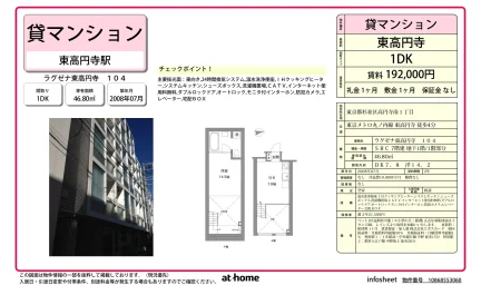 1DK Condo Near Station in Koenjiminami 0