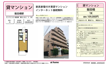 Studio Condo Near Station in Shinogawamachi 0