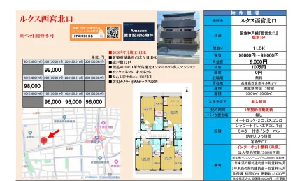 ルクス西宮北口 301号 0