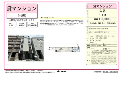 Brand New 1LDK Condo Near Station in Matsugaya 0