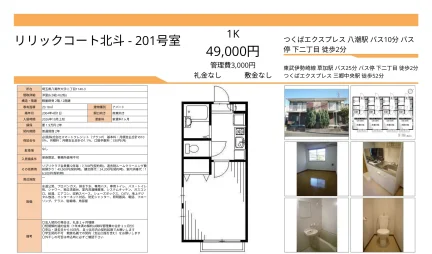 リリックコート北斗 201号 0