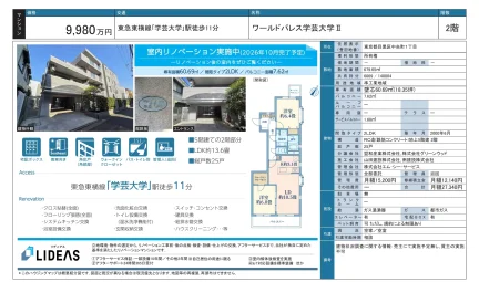 ワールドパレス学芸大学Ⅱ 2階 0