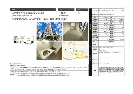 S-RESIDENCE宇品5丁目1 0701 0