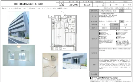 THE PREMUM CUBE G 大崎 306号 0