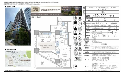 パークコート青山高樹町ザ タワー 606号 0